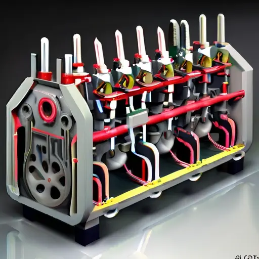 Литье блоков цилиндров ДВС: сложная система ХТС стержней для формирования водяной рубашки