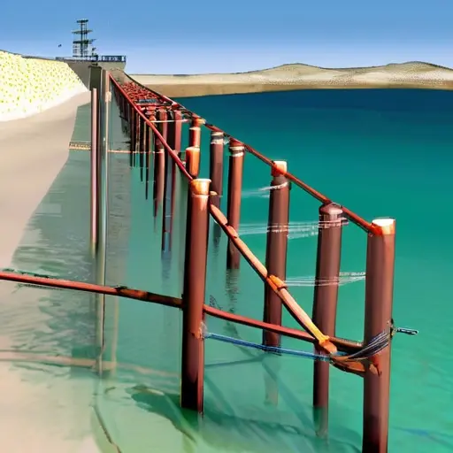 Протекторная защита свайных фундаментов в морской воде: расчет массы и срока службы анодов