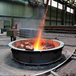 Сурьма: осадительная плавка антимонитовых руд с железным скрапом