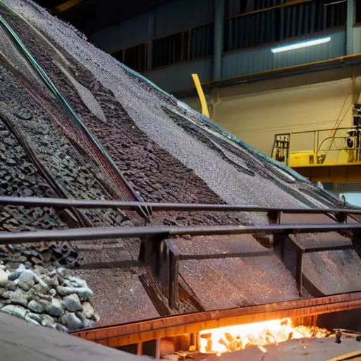 Сурьма: осадительная плавка антимонитовых руд с железным скрапом