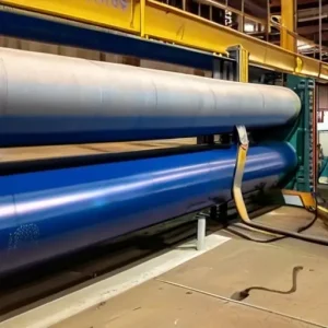 Индукционный нагрев для местного отпуска сварных швов магистральных газопроводов (снятие остаточных напряжений)